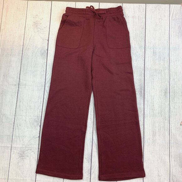 Rae Mode sz L Women's Jogging Casual Pants Fleece Lined Wide Leg Inseam 32" - Picture 1 of 11